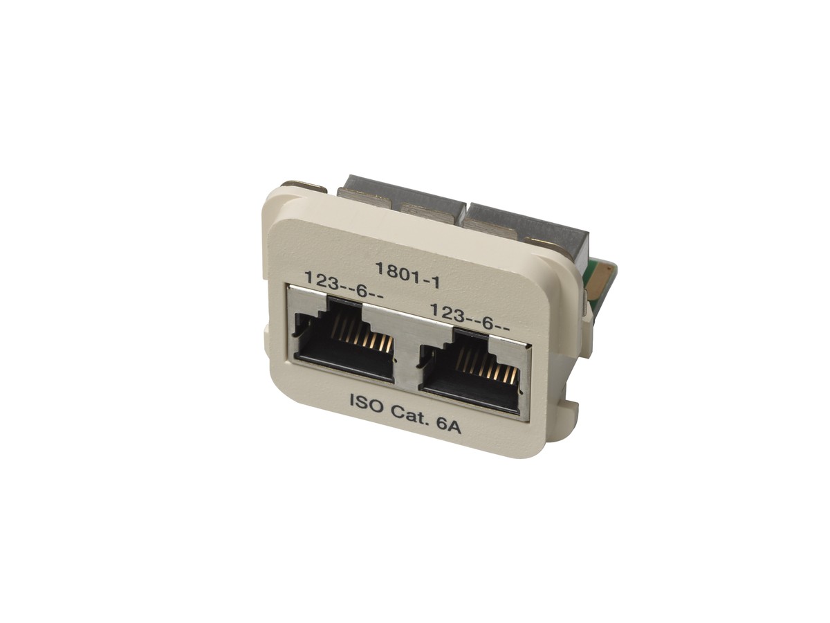 ACO 2xRJ45 ISO Kat6A 100Base-T pws
