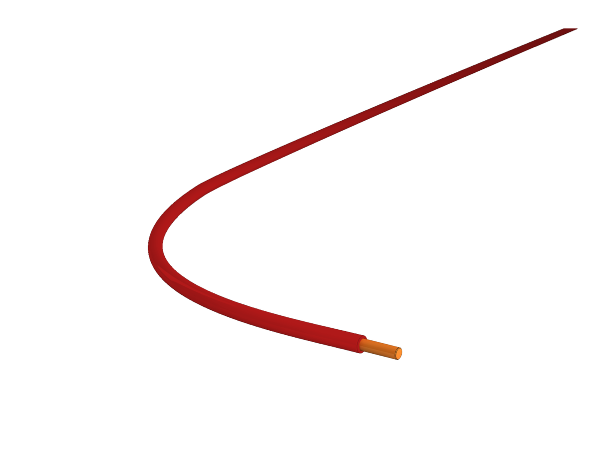 Draht 1.5mm2 hf rot Cca