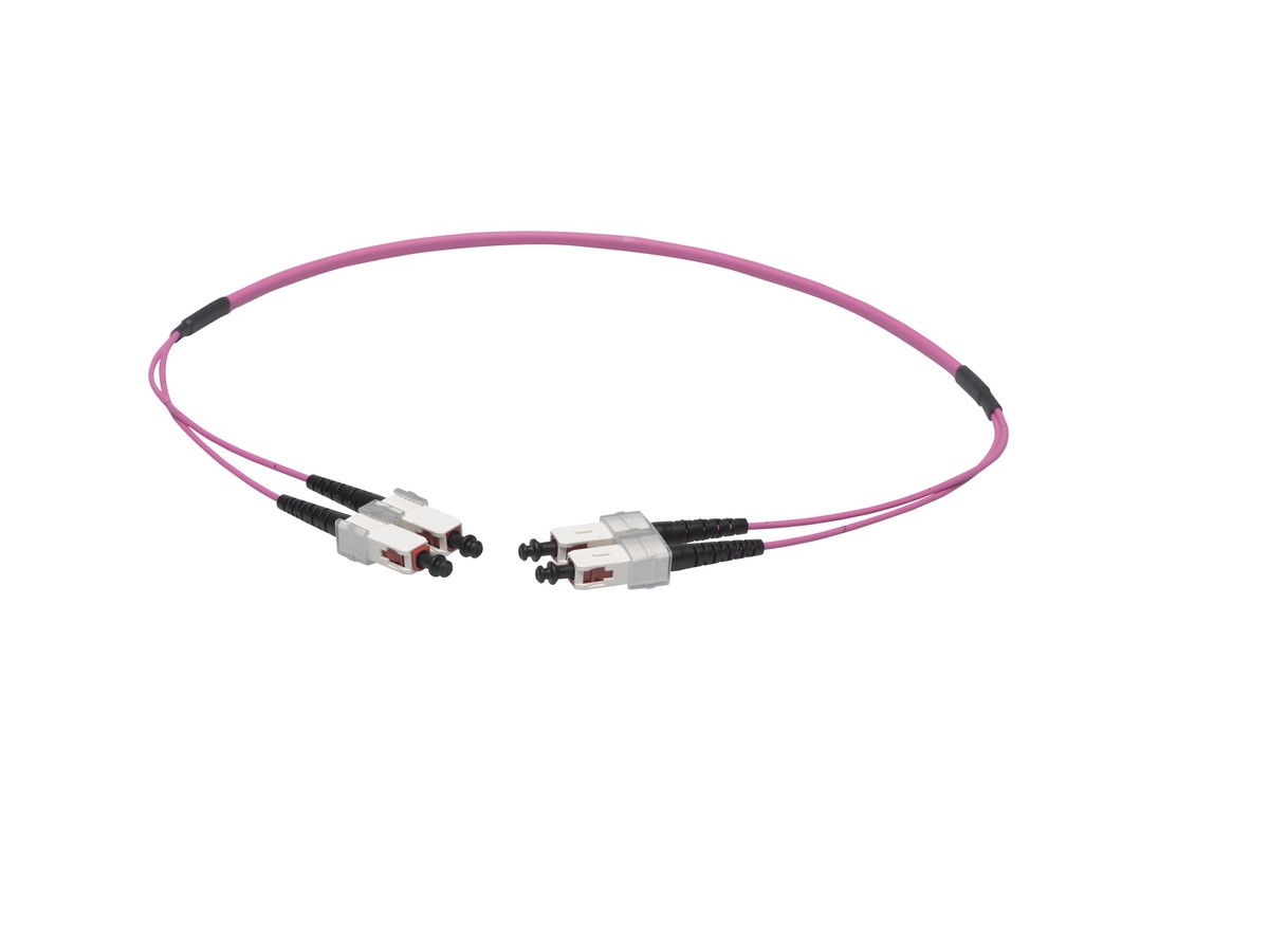 VL Dupl. Fig. 0 50/125 OM4 SC/SC erikavio. 2.0m