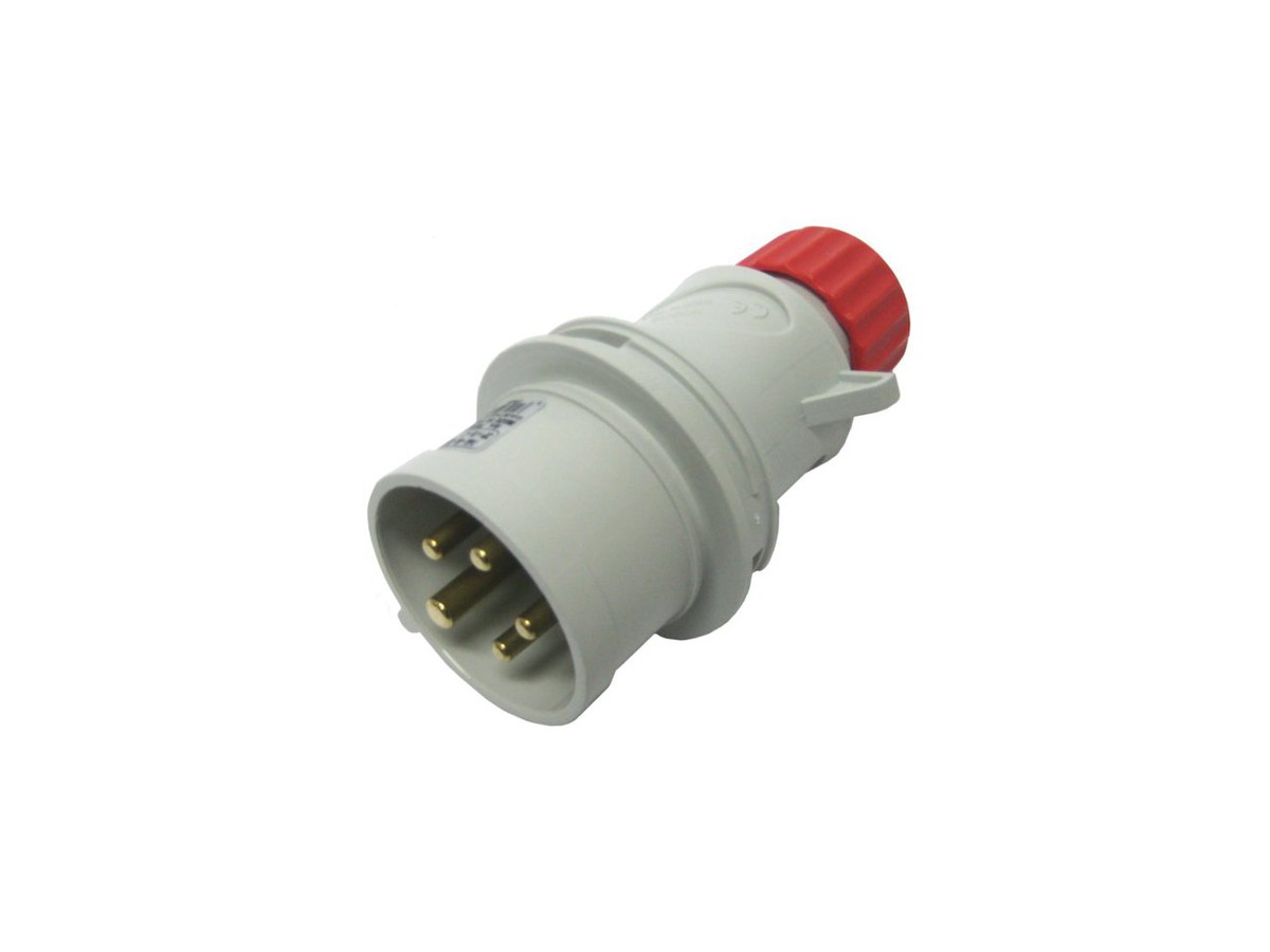 CEE-Stecker 5P 32A 400V gu/rt (IP44)