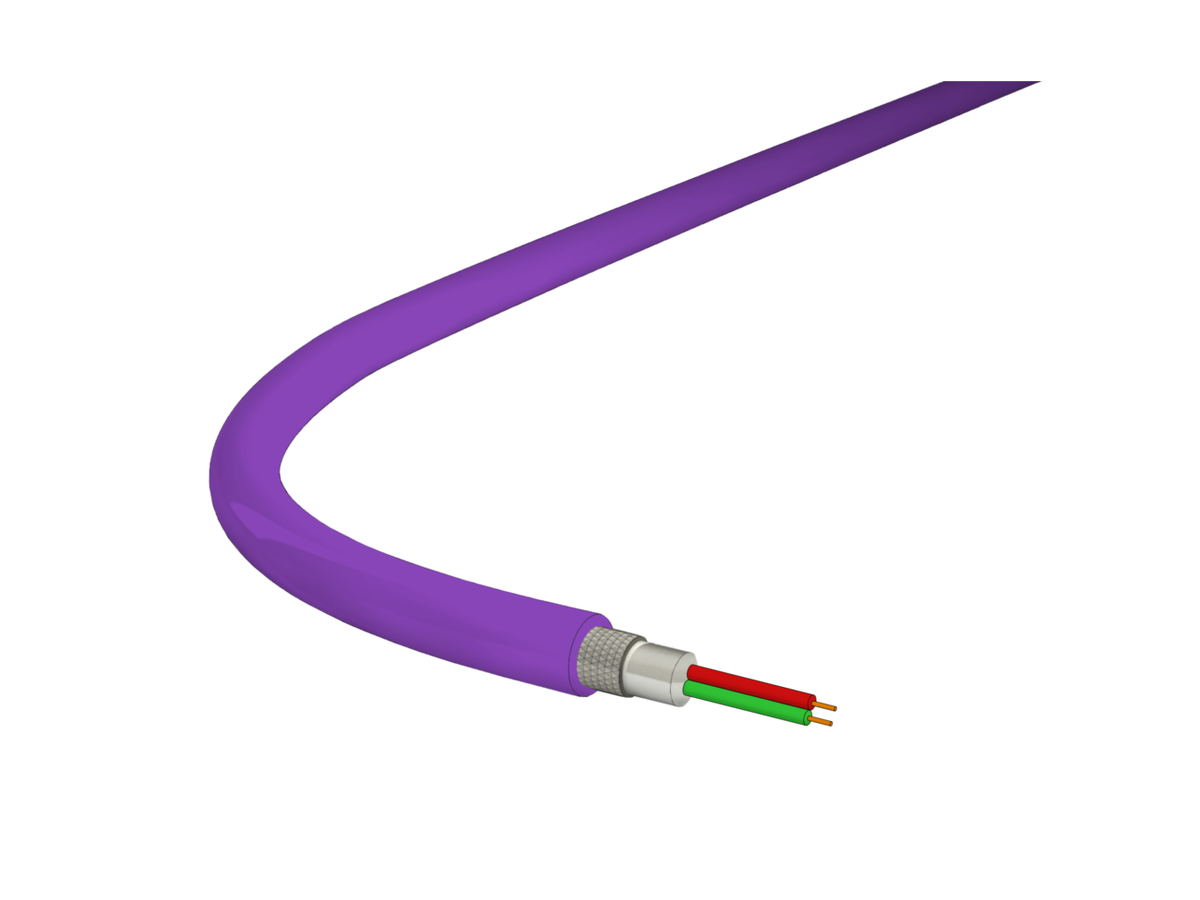 Multiflex Bus 1x2x0.64 PUR violet Fca