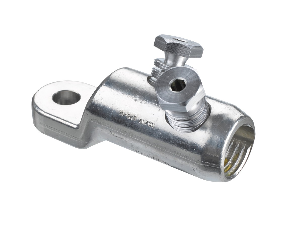 Cosse à vis AL étamé pour AL/Cu C16-95mm2 M12, pas pour ALSE, avec 2 tête autocassante