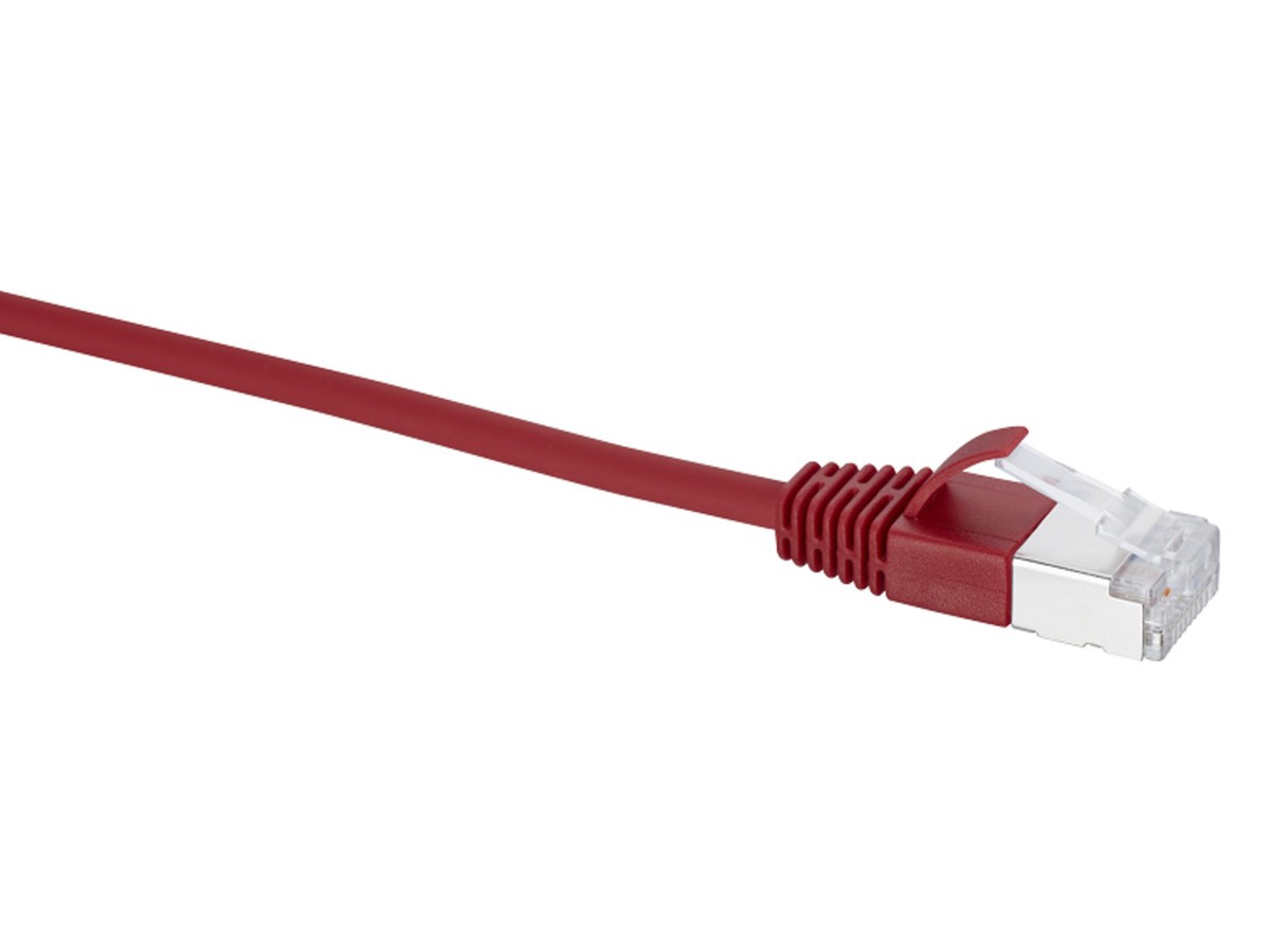Slim Patchkabel Kat.6a rot 7.5m