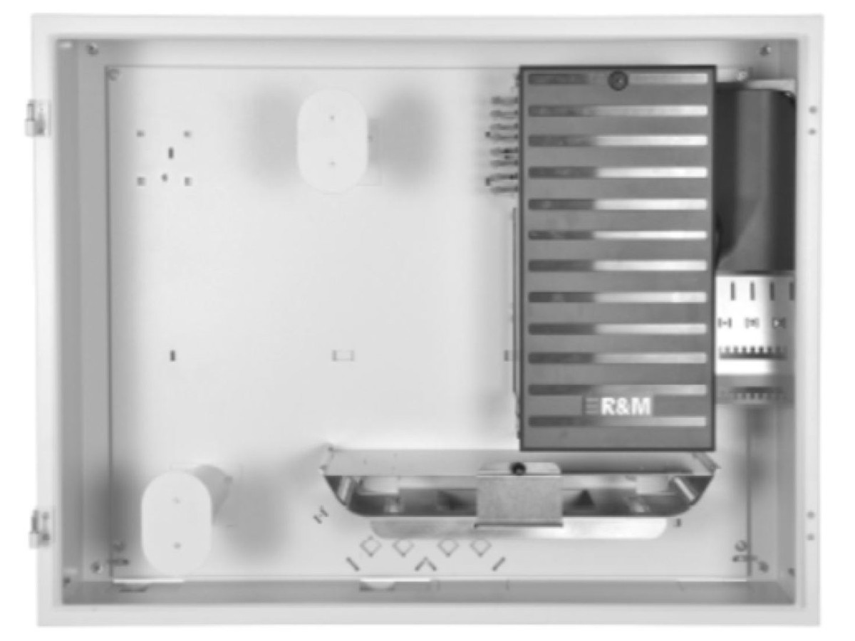 Hausanschlusskasten optisch bis 48 Nutzungseinheiten R&M