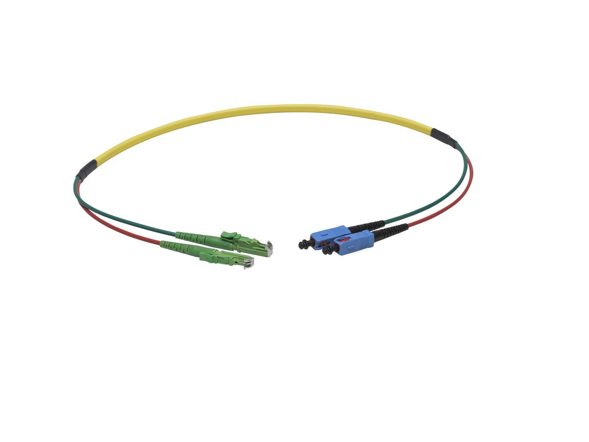 VL Dupl. Fig. 0 9/125 E2000APC/SC gb 0.5m