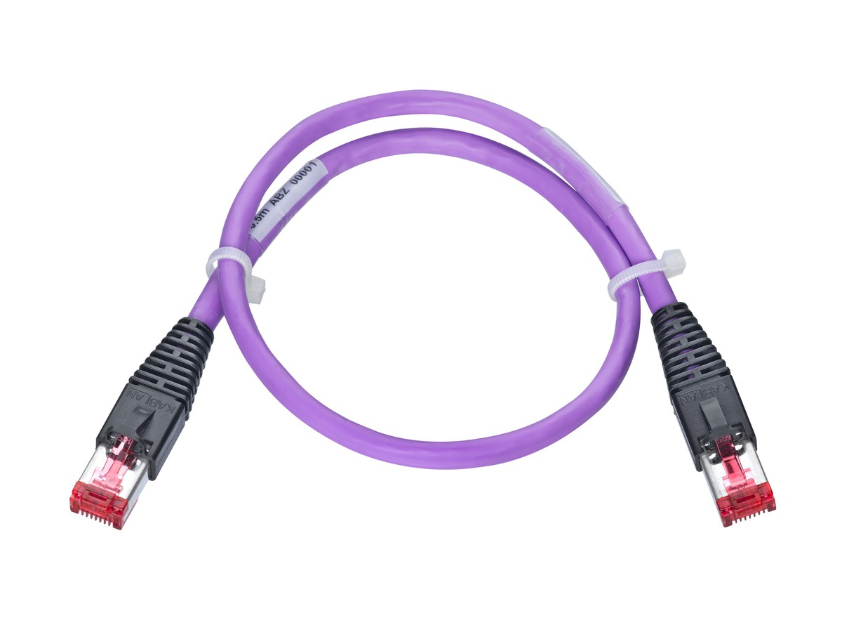 AK-fn VBS Typ 16+ Kat.6 hf sz/vio/sz 4.0m Kabel: freenet violet Stecker: Hirose TM-21