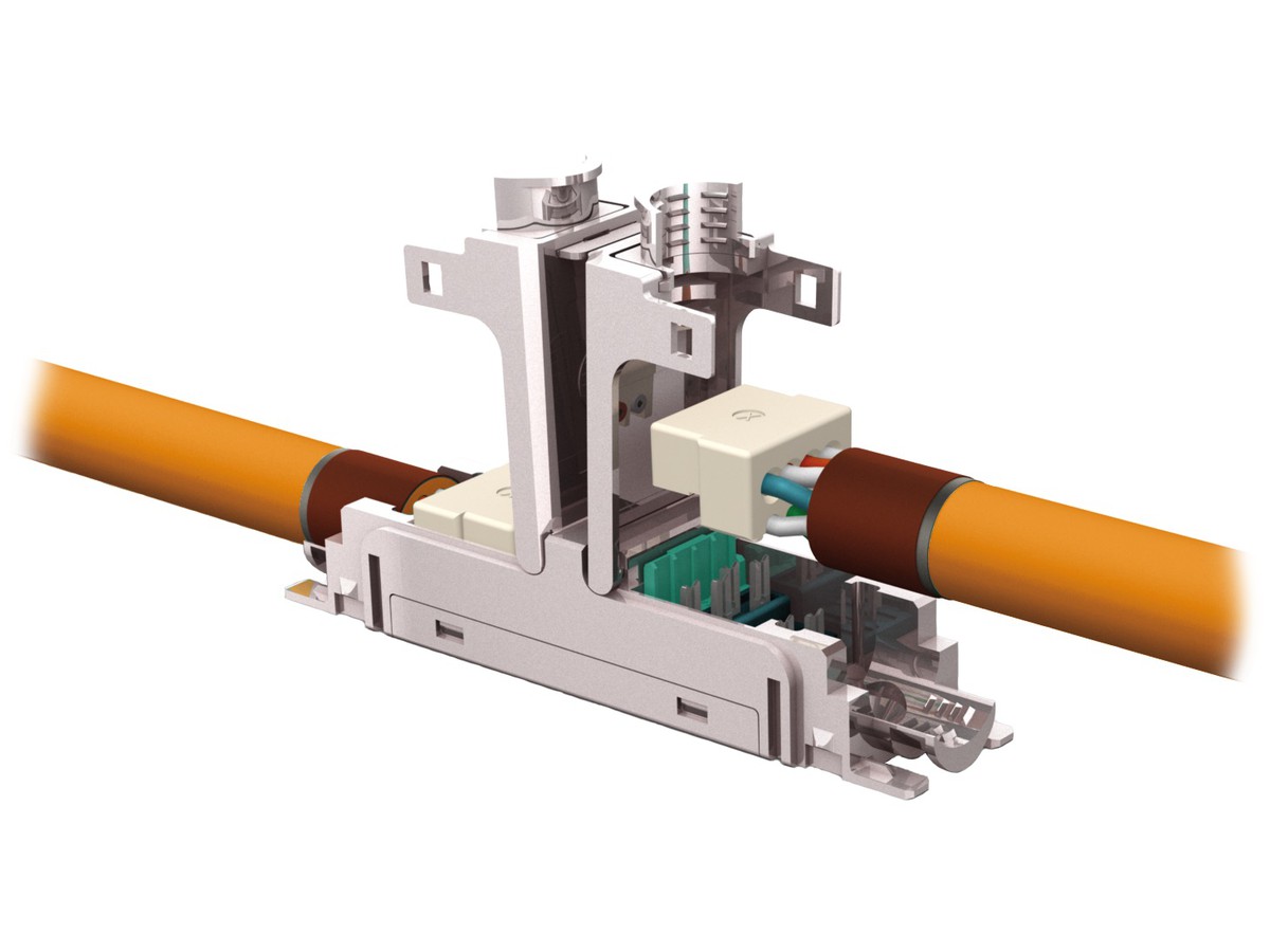 KABLAN Extender Kat. 6A STP AWG 24-22 ISO/IEC beidseitig aufschaltbar