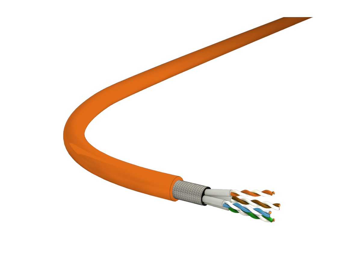 Multinet 723 Kat.7 S/FTP 4x2xAWG23 LSHF orange Cca NVP79