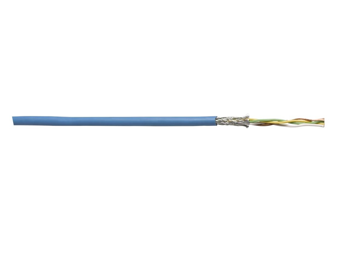 Eigens. Kabel 2x2x0.75 DIN (St) hf blau Cca