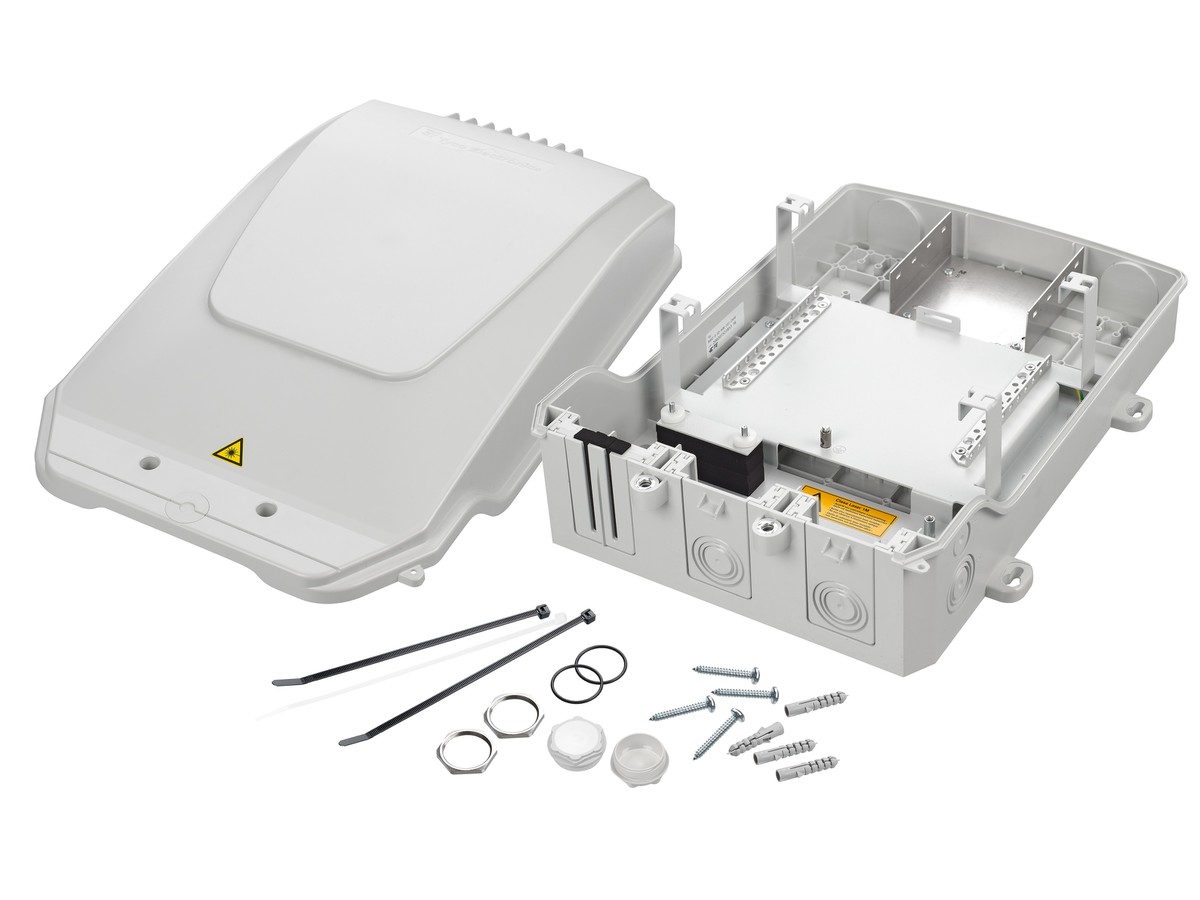 Hausanschlusskasten HAK 10 Hybrid V3 komplett ausgebaut (nur FO)