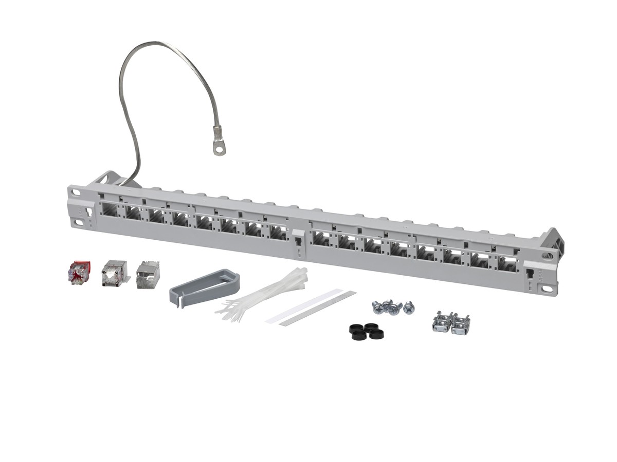 R&M 19" Patchpanel  16xRJ45/s Kat.6A