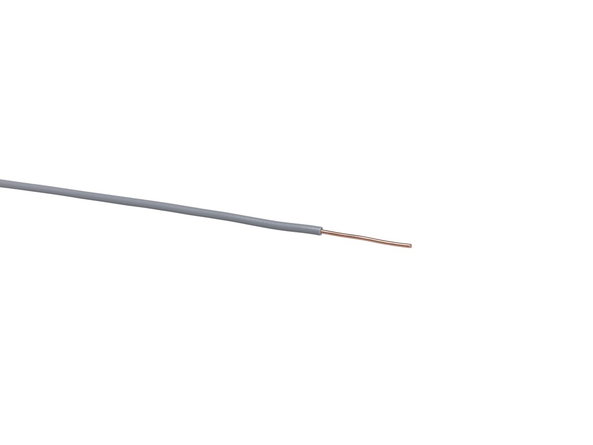 T-Draht 4 mm2 grau  H07V-U