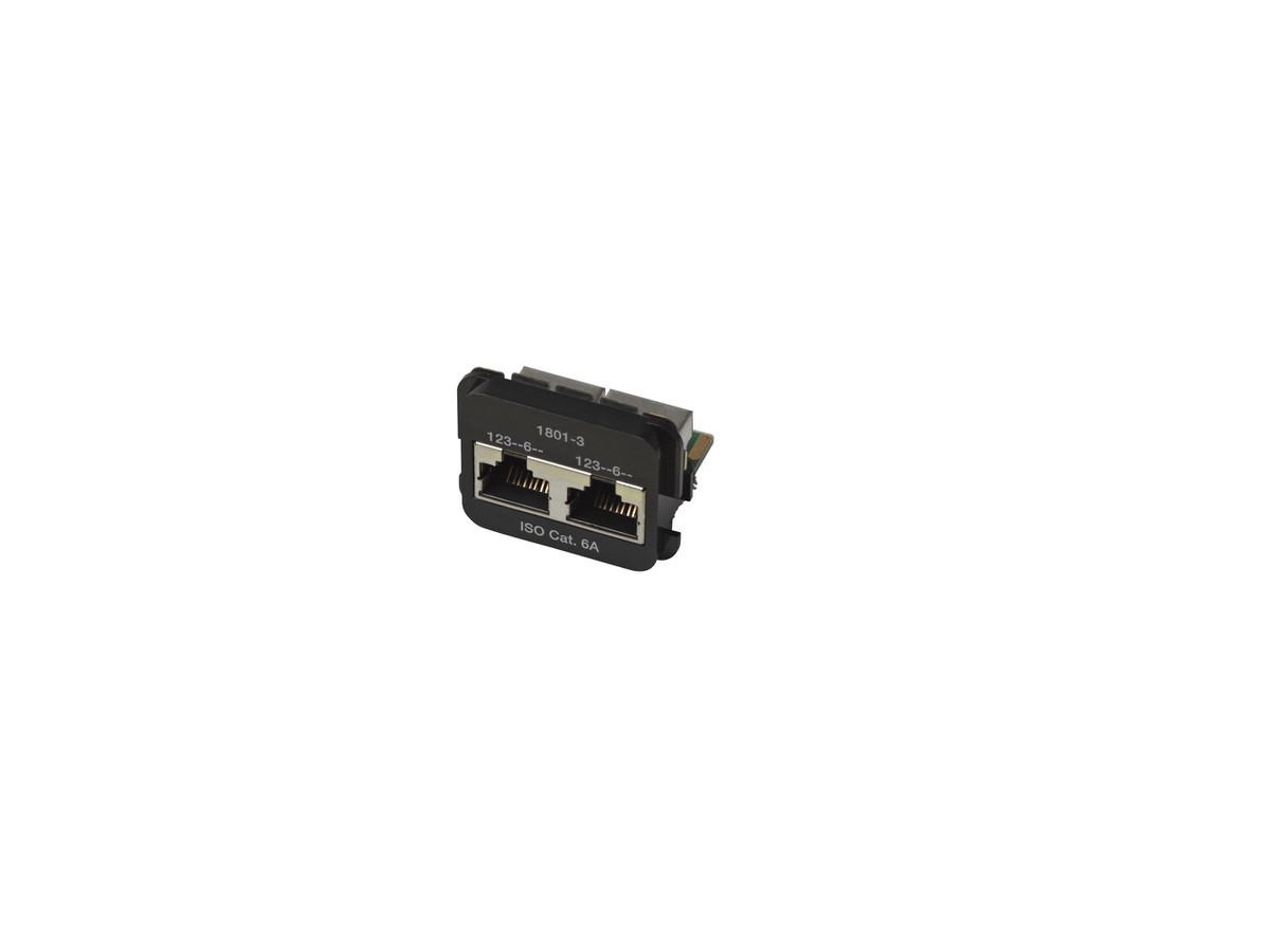 ACO 2xRJ45 ISO Kat6A 100Base-T sz