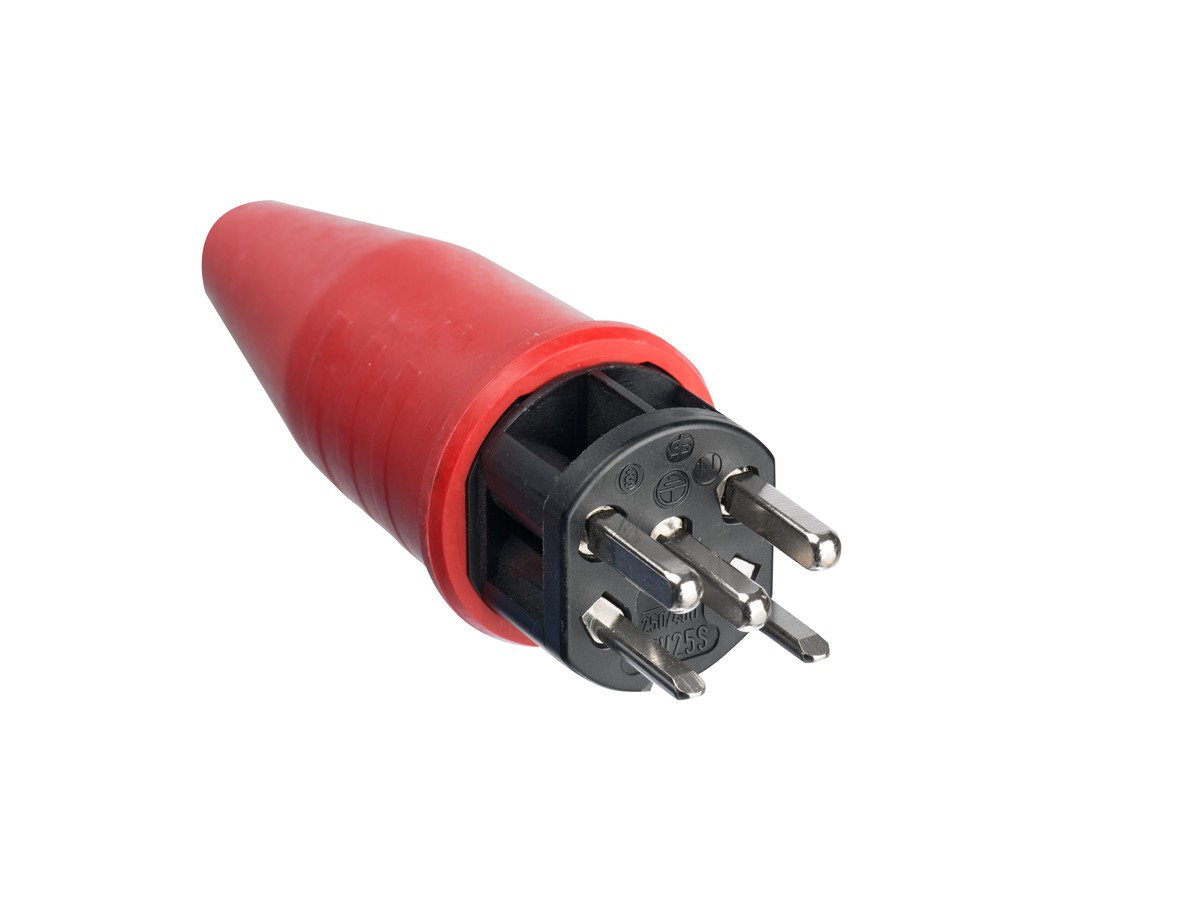 Gummistecker Typ 25 rot