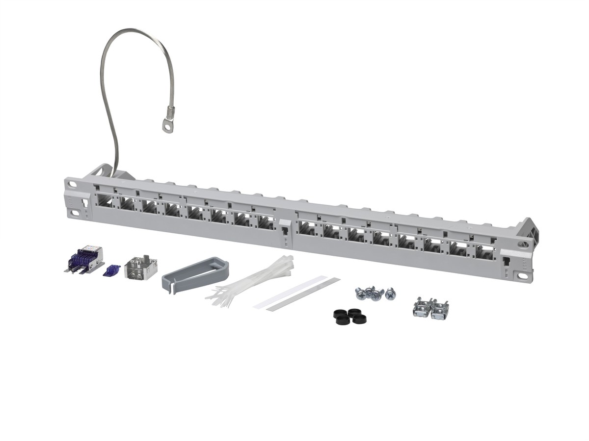 R&M Patch panel FN 19" 16x RJ45/s Cat.6