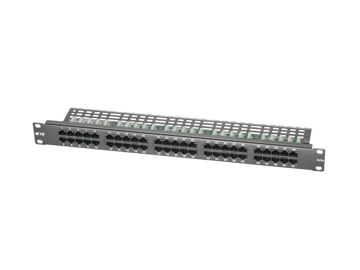 AMP Voice-Panel 50xRJ45 1HE UTP gu