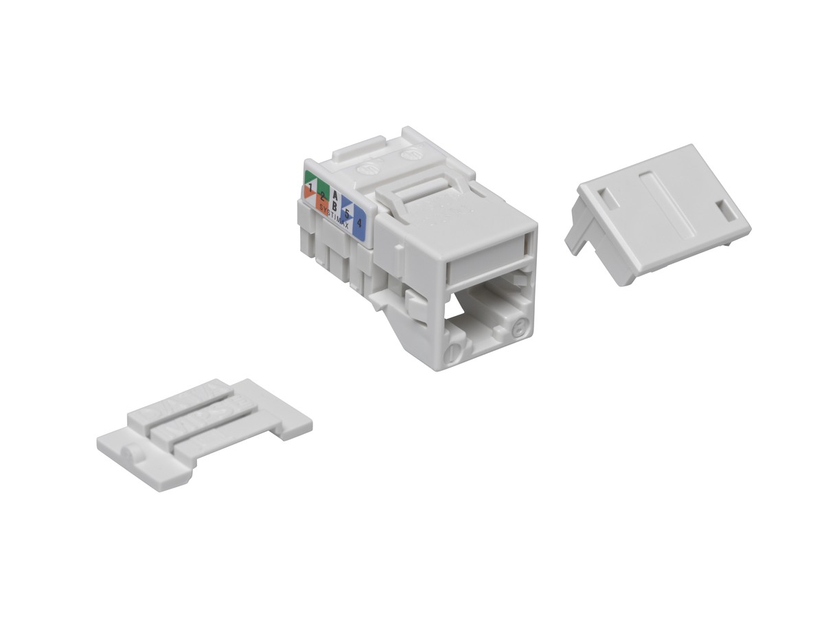 RJ45-Modul MPS 100E PowerSUM Kat.5e UTP ws.