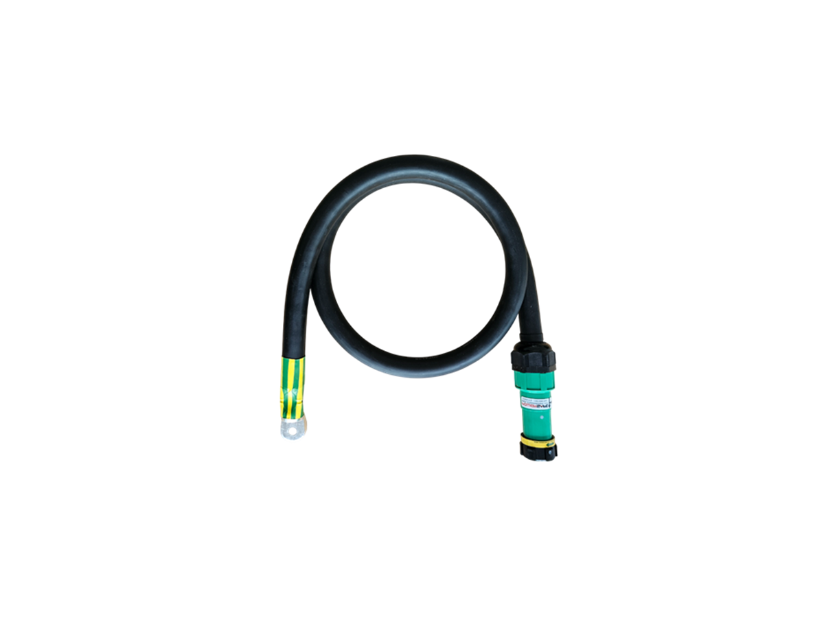 Alu Verlängerungskabel Gdv Schwarz 1x240 konf. Kabelschuh/Kupplung Powersafe 10m
