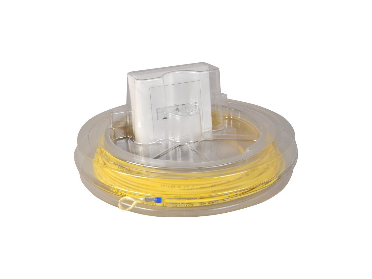 FTTH AP vorkonf. mit Haltebügel, 2 x LC/APC / 1 x LC/APC Kupplung, 80m