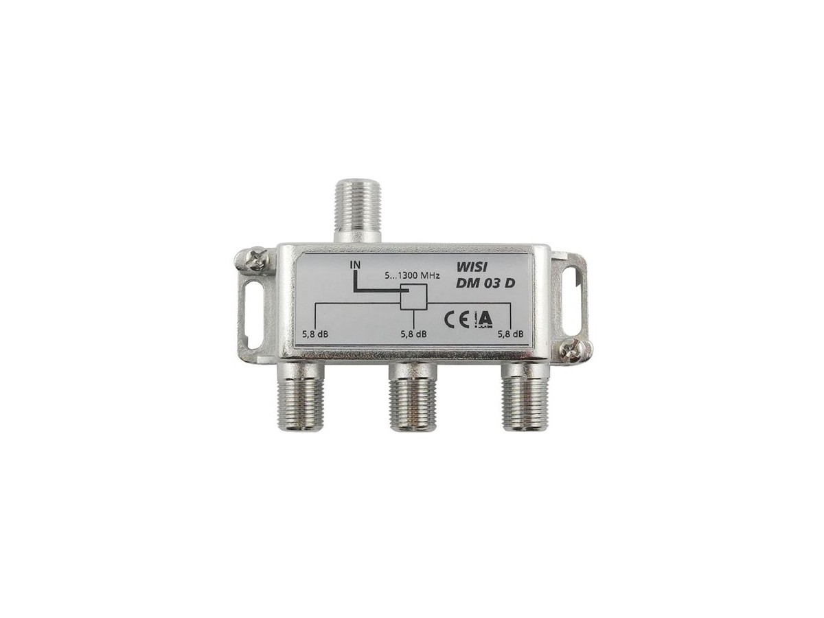 F-Verteiler, DM03D 3-fach 5,8dB 5-1300MHz