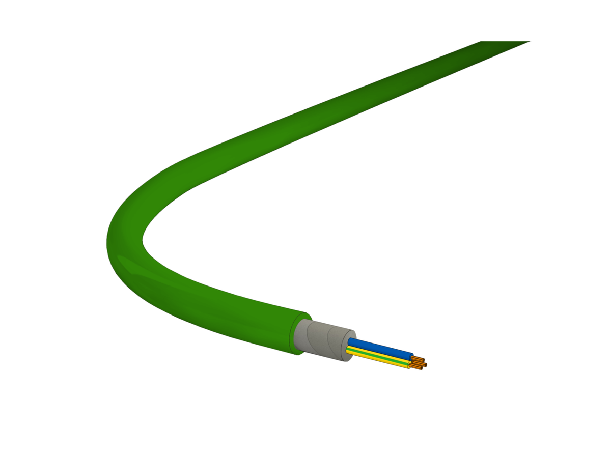 NN-CLE Soil 3x16 LNPE hf grün