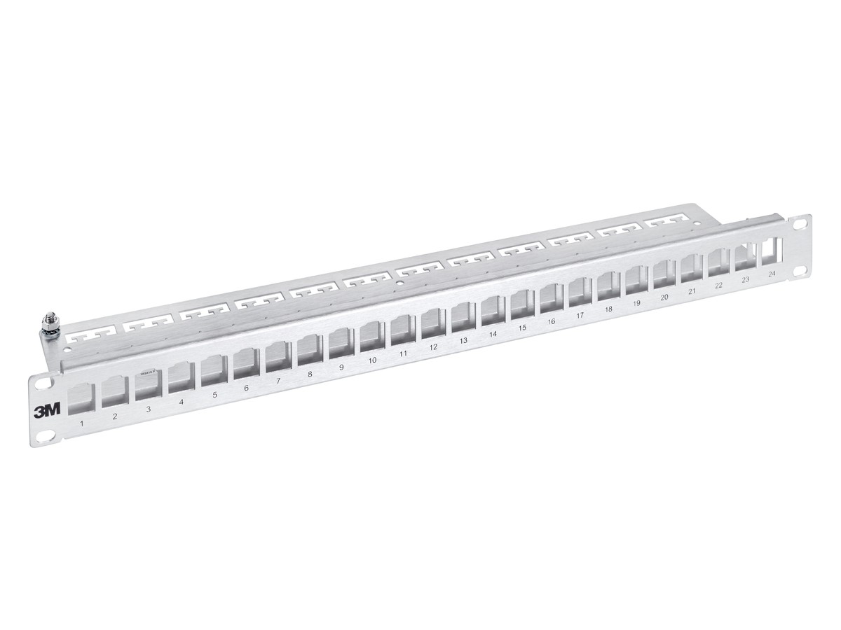 Corning  Patchpanel 24 Port 1HE leer ALU blank