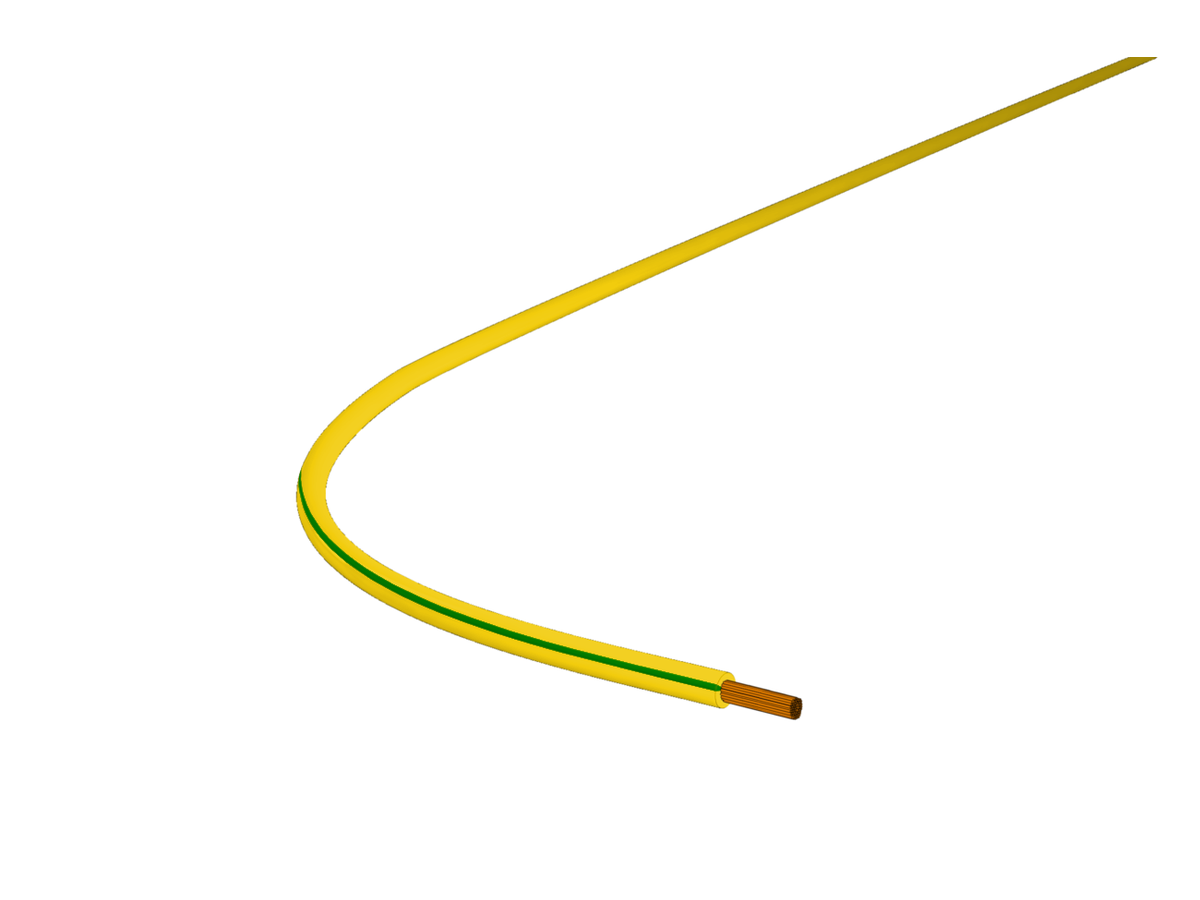 Litze Radox 3GKW 4mm2 hf 600V gelb-grün