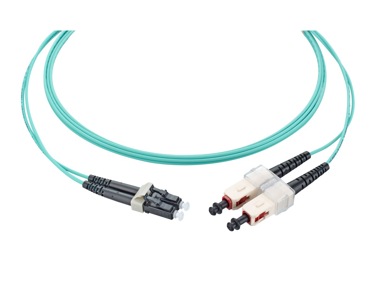 SWIT-VL Dupl. Fig.8 OM3 LC/SC tk 15m Inkl.Beschriftung