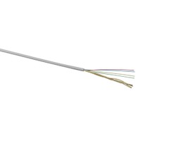 FO FTTH câble indoor 4 fibres G657A H&S 2.8mm gelb Dca (1000m)