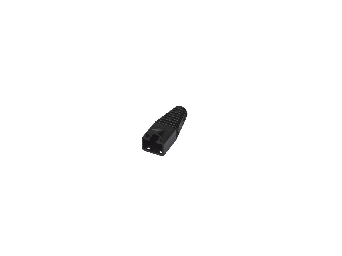 Kablan Cat.6 RJ45 capuchon noir