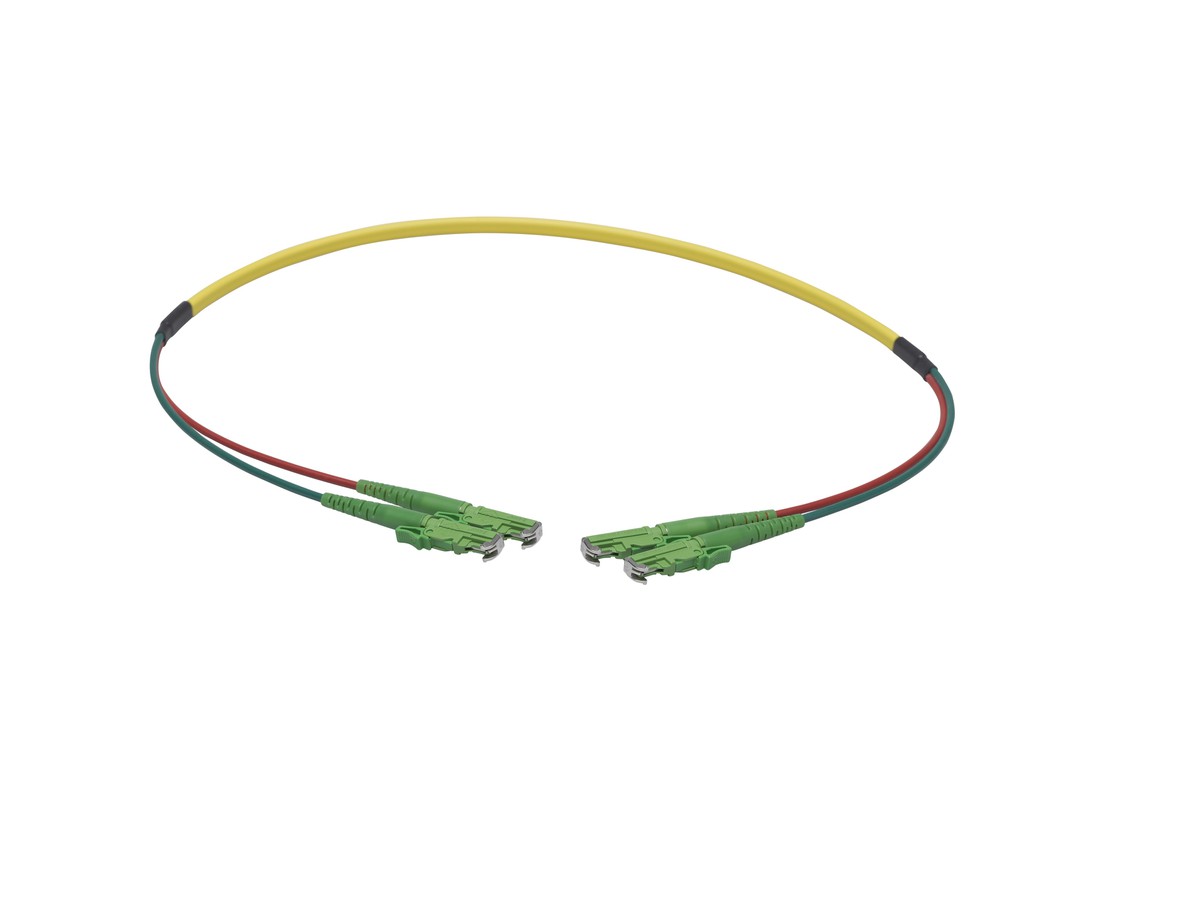VL Dupl. Fig. 0 9/125 E2000APC/E2000APC gn 15.0m