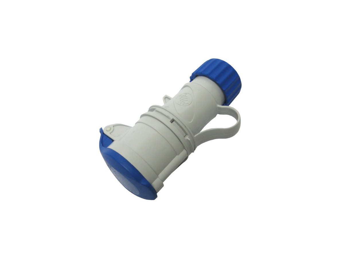 CEE-Kupplung 3P 16A 240V gu/bu (IP44)