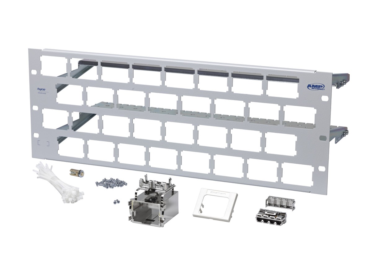 Panel ACO-plus 32fois 4HE RAL7032