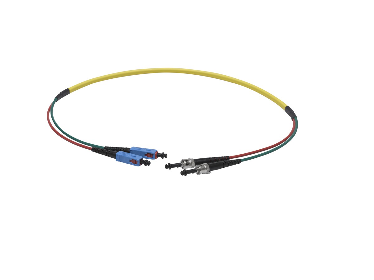 VL Dupl. Fig. 0 9/125 ST/SC gb 4.0m