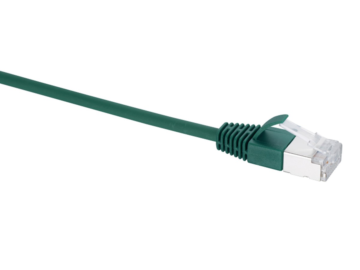 Câble patch slim Cat.6a vert 2m