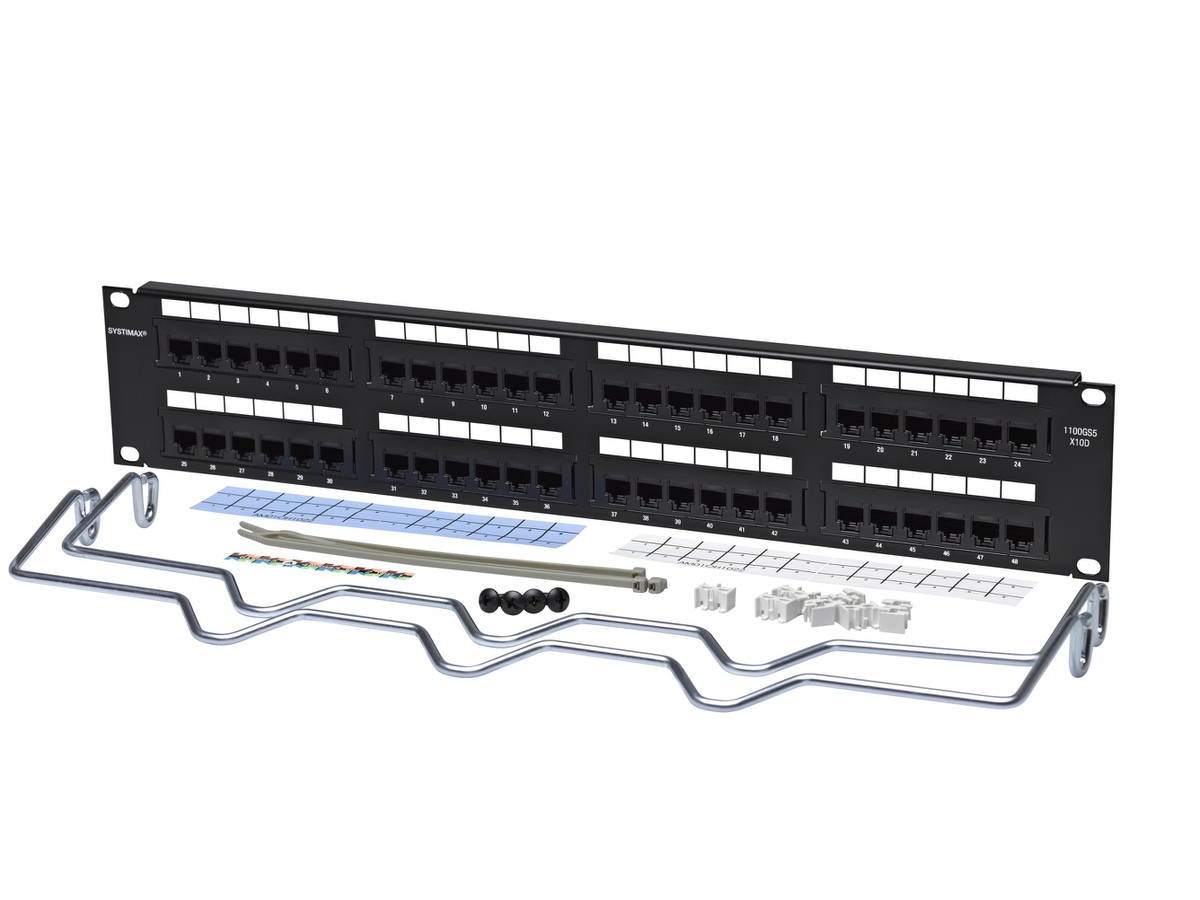 Patch-Panel X10D 1100GS5 2HE 48Port