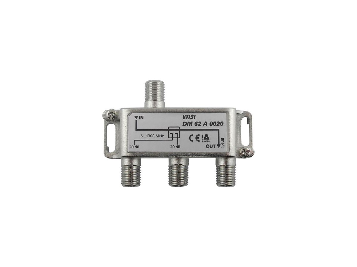 F-Abzweiger, DM62A 0020 2-fach 20dB 5-1300MHz