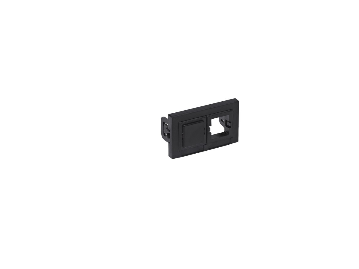 Boîte FLF p. 2xRJ45 module noir