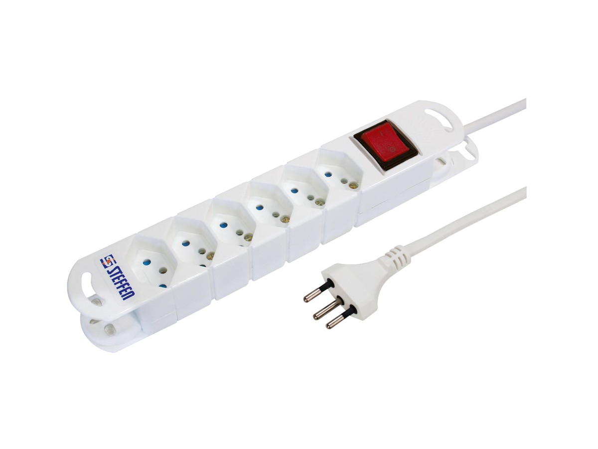 Multiprise VARIABL 6xT13 3m avec aimants bl
