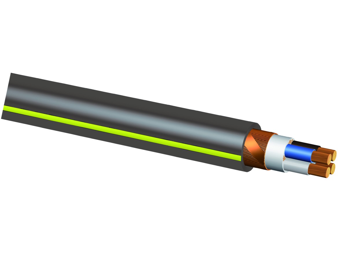 GKZ1-flex FE0 4x185/95 3LNPE (br/sw/gr/bl) hf grau Eca