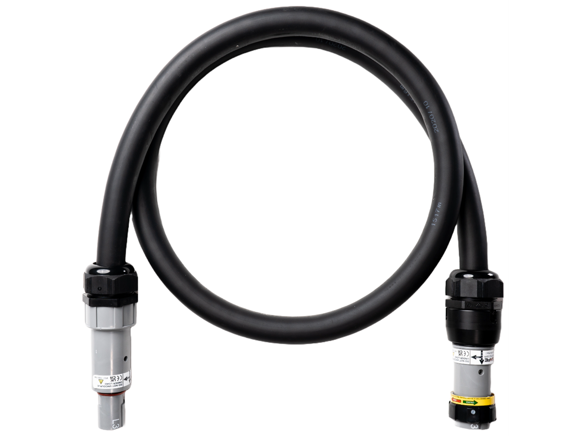 Alu Verlängerungskabel Gdv Schwarz 1x240 konf. Stecker/Kupplung Powersafe 30m