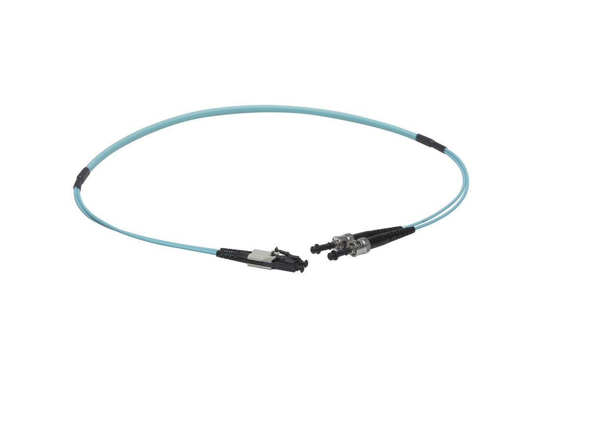 VL Dupl. Fig. 0 50/125 OM3 ST/LC tk 20m