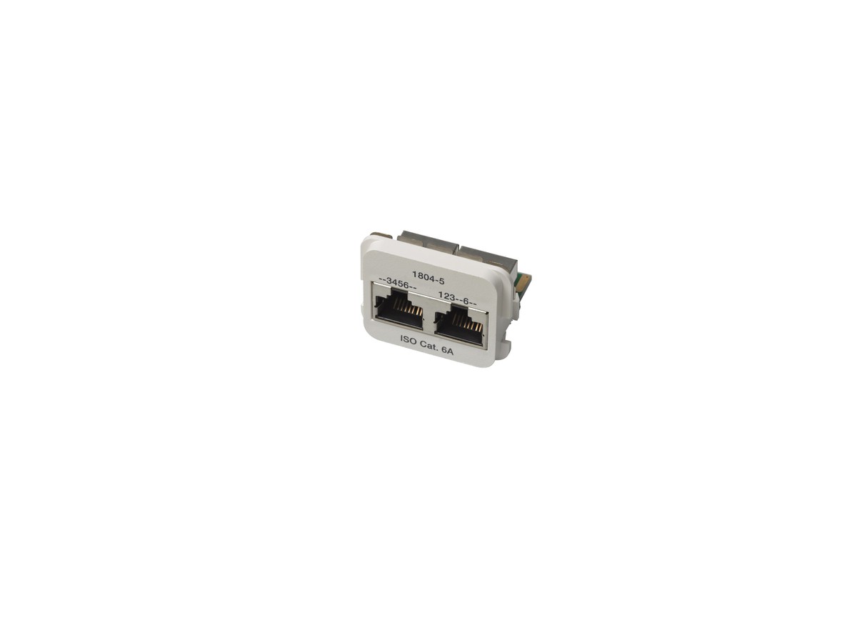 ACO 2xRJ45 ISO Kat6A 100BT/TR rws