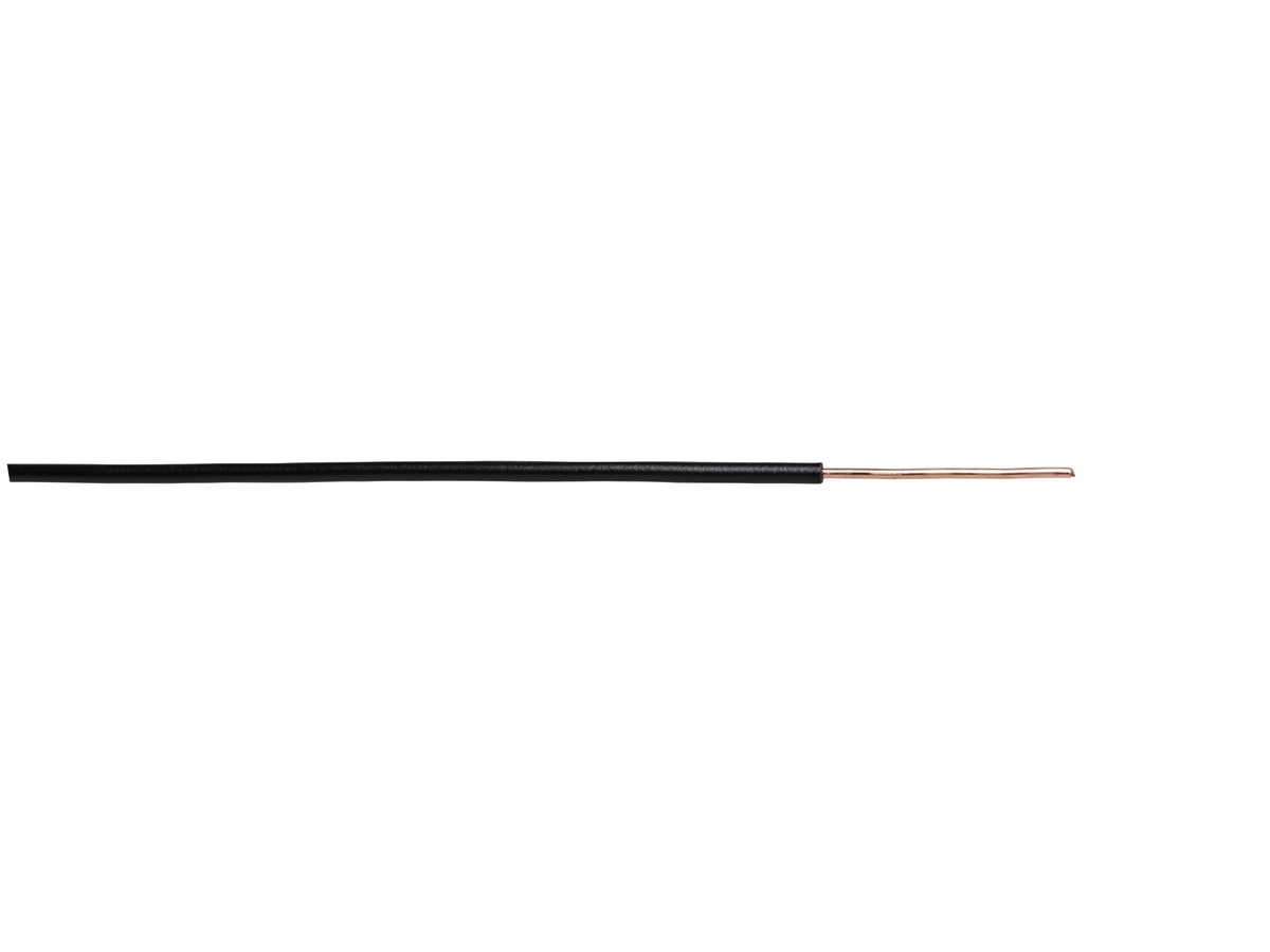 Fil-T 1.5 mm2 noir  H07V-U