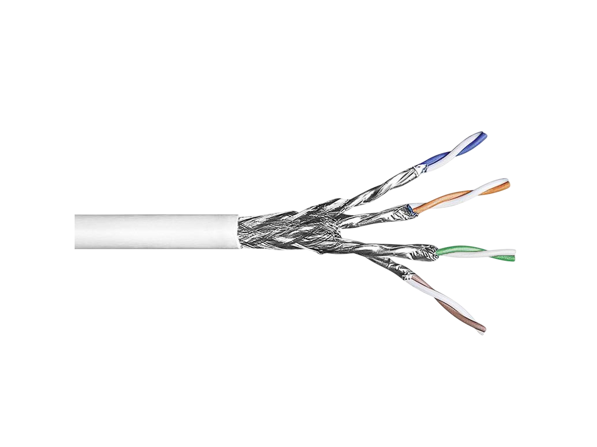 Câble Netconnect Cat.7A S/FTP 4x2xAWG22 blanc B2ca