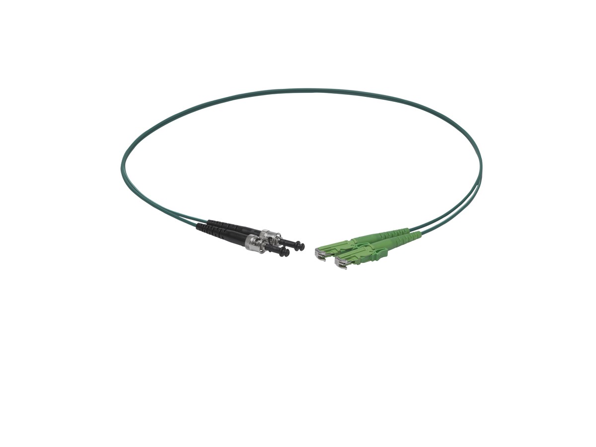 VL Dupl. Fig.8 9/125 ST/E2000APC gn 2.5m