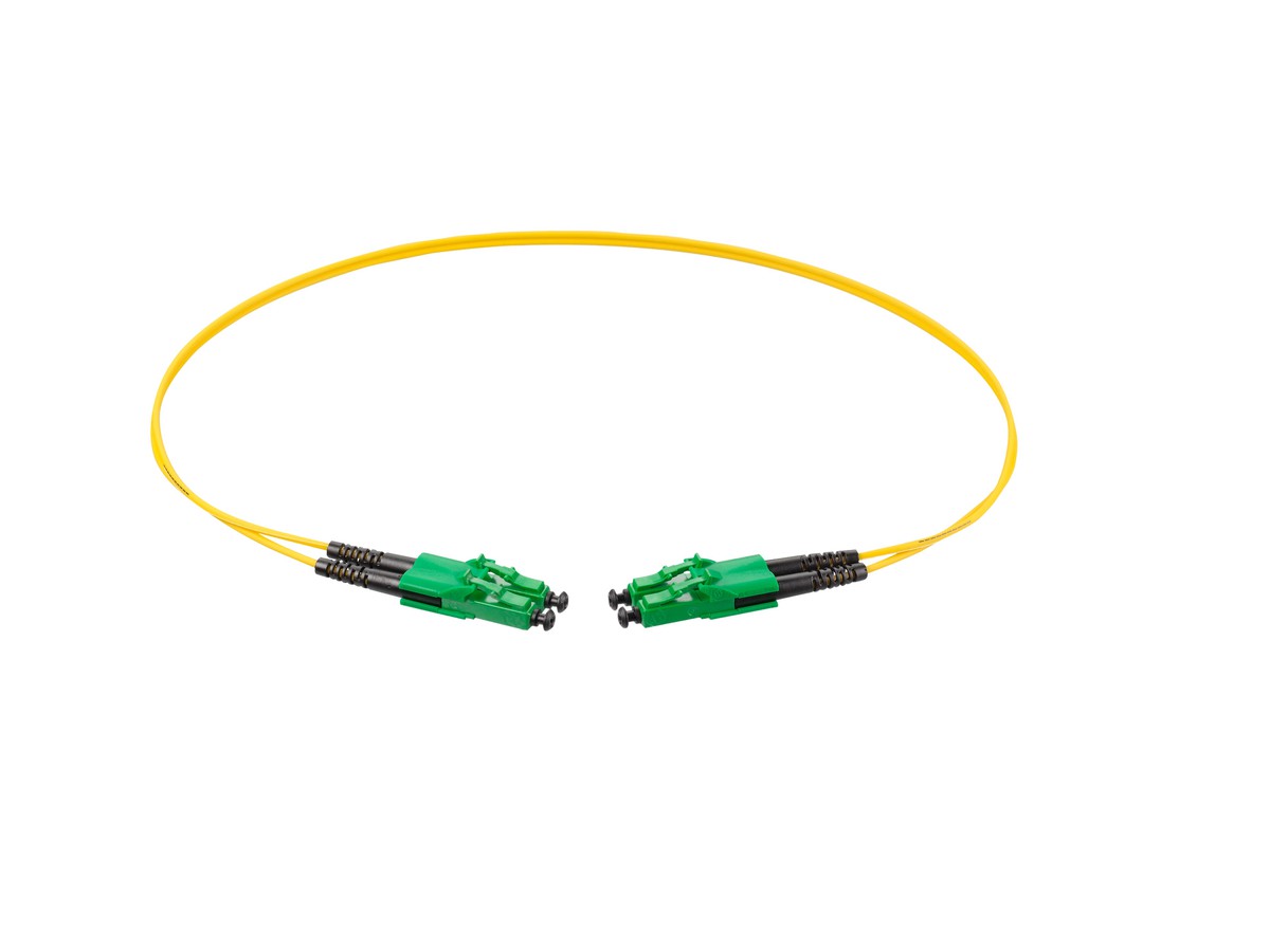 VL Dupl. Fig.8 9/125 LC APC/LC APC gelb 2.5m